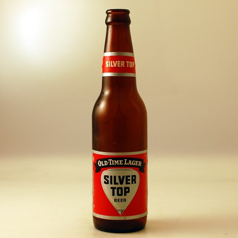 Silver Top Old-Time Lager Bottle Beer