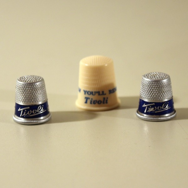 Tivoli Beer Sewing Thimbles - Set of 3 Beer
