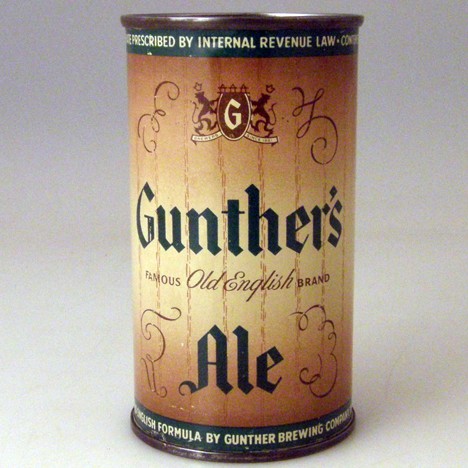 Gunther Old English Ale 078-15 at Breweriana.com