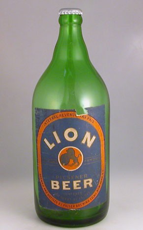 Lion Quart Steinie Beer Bottle Beer
