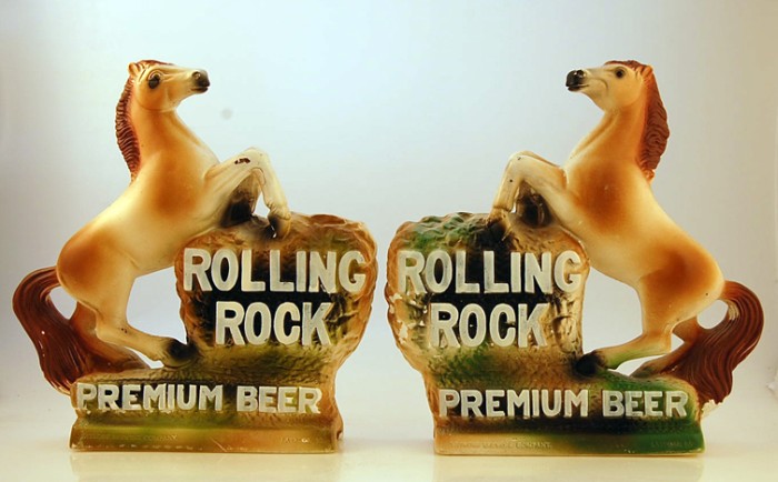 Rolling Rock Horse Set Beer