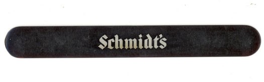 Schmidt's Foam Scraper Beer