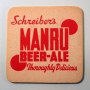 Schreiber's Manru Beer - Ale - Two Sided Curly 'S' Photo 2