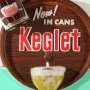 Keglet Beer Now In Cans! Plastic Sign w/ Actual Can Photo 3