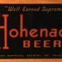 Hohenadel Beer Reverse Painted Glass Photo 2