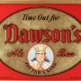 Dawson's Ale - Beer Reverse Painted Glass Sign Photo 2