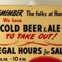 Krueger Legal Hours For Sale Masonite Sign Photo 2
