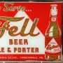 Fell Beer Ale & Porter Reverse Painted Glass Sign Photo 3