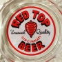 Red Top Beer Glass Ashtray Photo 2