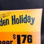 Hampden Holiday Music Sign Photo 2