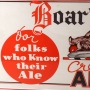 Boar's Head Cream Ale Framed Paper Sign Photo 4