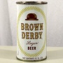 Brown Derby Lager Beer (Los Angeles) 042-16 Photo 3