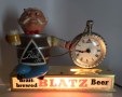 Blatz Back Bar Beer Clock Photo 3
