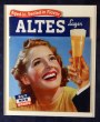 Altes Lager Beer Framed Die-Cut Cardboard Sign Photo 2