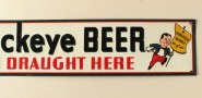 Buckeye Beer Embossed Tin Sign Photo 3