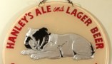 Hanley's Ale & Lager Beer Etched Plastic Disc Photo 2