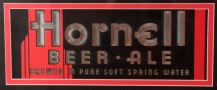 Hornell Beer - Ale Framed Debossed Cardboard Sign Photo 2
