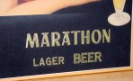Marathon Lager Beer Framed Cardboard Sign "Make Mine..." Photo 3