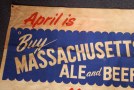 April Is "Buy Massachusetts Ale & Beer" Month Large Cloth Banner Photo 2