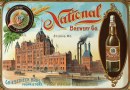 National Brewery Co. St. Louis, MO. Rectangular Factory Tray Photo 2