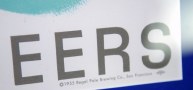 Regal Pale Beer Skier Framed Paper Sign Photo 8
