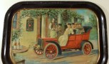 Trommer's Evergreen Brewery Rectangular Tray with Car Photo 4