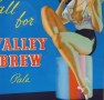 Valley Brew Pale "Call For..." Framed Paper Sign Photo 4