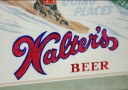 Walter's Beer "Going Places" Framed Cardboard Sign Photo 3
